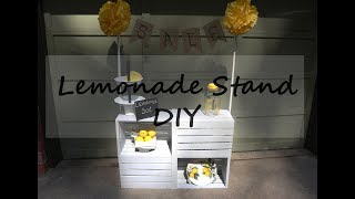 LEMONADE STAND // DIY // PINTEREST IDEA