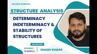 Determinacy Indeterminacy and Stability of Structures #Structure Analysis