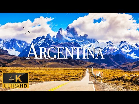 FLYING OVER ARGENTINA (4K Video UHD) - Relaxing Music With Stunning Beautiful Nature Video For TV