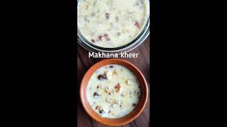 Makhane ki Kheer | Tasty & Healthy Makhana kheer | नवरात्रि उपवास रेसिपी | vrat recipe #shorts