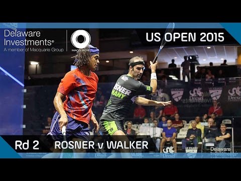 Squash: Delaware Investments US Open 2015 - Rd 2 Highlights - Rosner v Walker