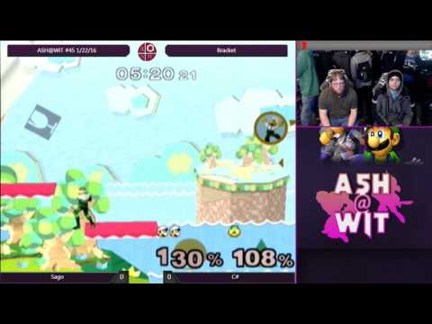 VH | Sago (Luigi) vs C# (Sheik) - ASH@WIT #45 Melee Bracket