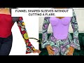 How To Cut And Sew A Stylish Long Sleeve With A Funnel Shape Stylish Design