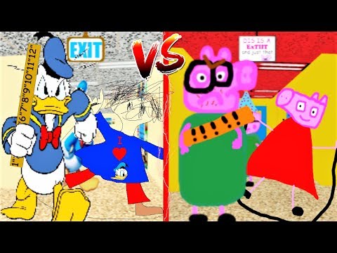 WHO IS THE BEST BALDI TEACHER?!  Peppa the Pig or Donald Duck? | Baldi's Basics