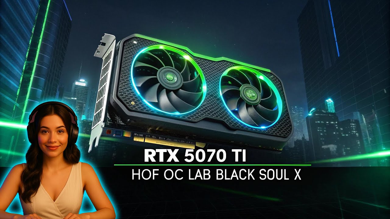 RTX 5070 Ti HOF OC LAB Black Soul X Hands On: The Boldest GPU with Full RGB Glory!