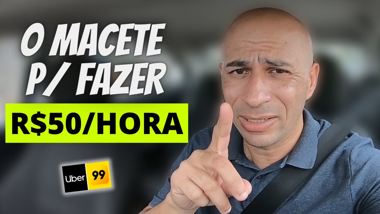 🔴 COMO FAZER R$50/hora USANDO ESSE MACETE (deu certo) Uber, 99pop, indriver