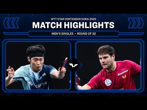 Cho Daeseong vs Dimitrij Ovtcharov | MS R32 | WTT Star Contender Doha 2026