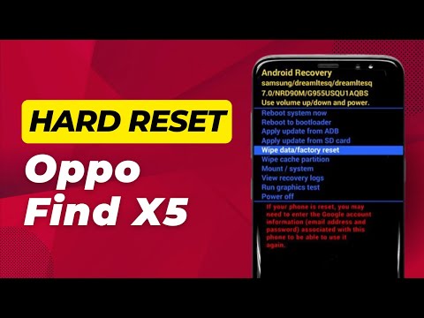 How To Hard Reset Oppo Find X5 - Oppo Find X5 Lite - Oppo Find X5 Pro 5g - Full Guide