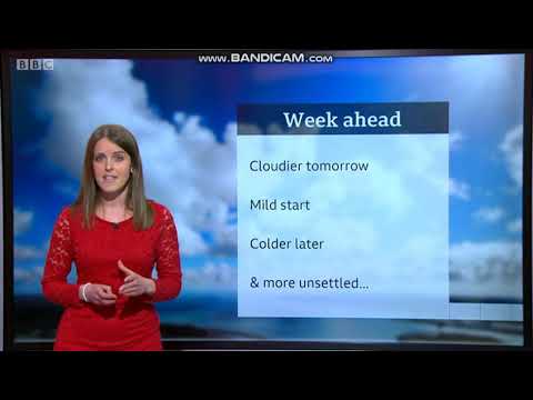 Alex Osbourne BBC One Spotlight weather afternoon time March 16th 2020 - 60 fps
