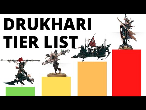 Drukhari Unit Tier List in Warhammer 40K 10th Edition - Strongest + Weakest Index Drukhari Units