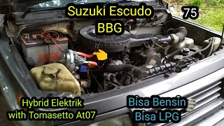 Download lagu Suzuki Escudo BBG Probolinggo || Hybrid Electric Gasoline LPG Push Button || with Tomasetto at07 ... mp3
