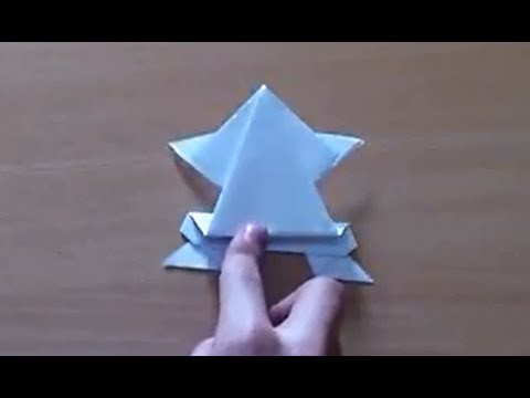 comment construire grenouille en papier