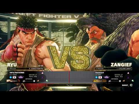 Christmas Battle! Infiltration vs Itabashi Zangief - Street Fighter 5 Arcade Edition Season 4