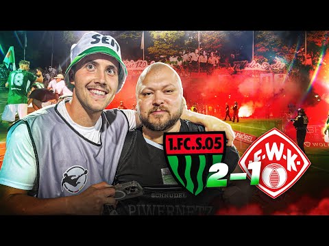 PYRO-CHAOS IM MAINFRANKENDERBY🧨 1. FC Schweinfurt 05 vs Würzburger Kickers Stadionvlog