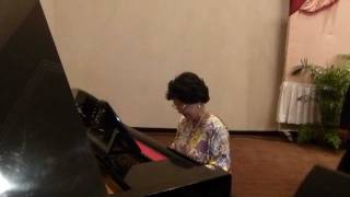 Tun Dr. Siti Hasmah at the Grand Piano @ Impiana Hotel Ipoh