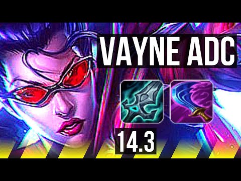 VAYNE & Milio vs LUCIAN & Nami (ADC) | 600+ games, Godlike, 8/3/7 | BR Master | 14.3