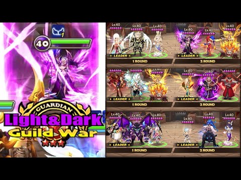 Such a Satisfying Light & Dark G3 Guild War! No team repeats! - Summoners War