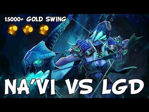 A huge 15000 Gold Swing - Na'Vi Vs LGD - Ti6