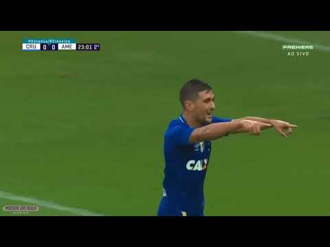 GOL DE ARRASCAETA DE VOLEIO !! Cruzeiro 1 x 0 America MG   Campeonato Mineiro 2018