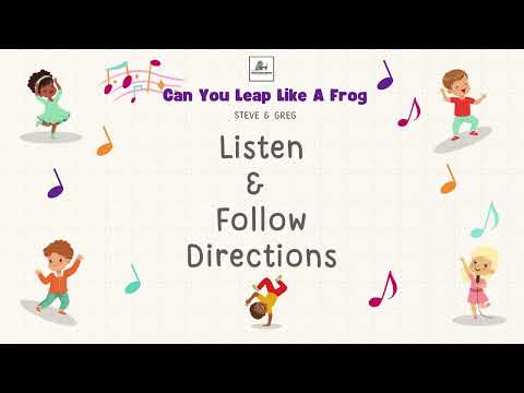 Can You Leap Like A Frog #musicforkids #music  #movement #children #education