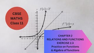 Download the video "NCERT Exercise 2.3 | Relations and Functions: Guide to practice Domain & Range |  class11 Maths #190"