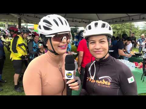1º passeio ciclístico de São Domingos GO, cobertura exclusiva da TVN  BRASIL - Lcaso e Ione