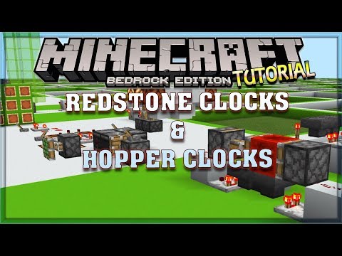 Insane Redstone Clock Tutorial - MCBE