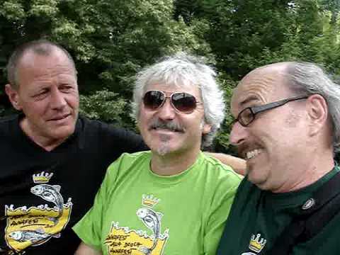 Ulrich und Karl mit Rüde - im Riesenrad - Annafest - Alladooch Annafest