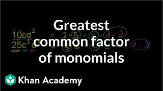 Monomial Greatest Common Factor