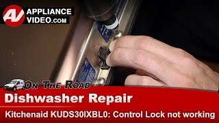 Kitchenaid Dishwasher Repair - Control Lock On Panel Not Working - Control Panel