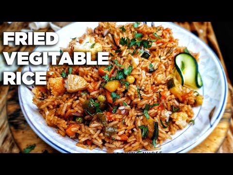 How to make FRIED VEGITABLE RICE | veggie rice recipe | The cooking nurse