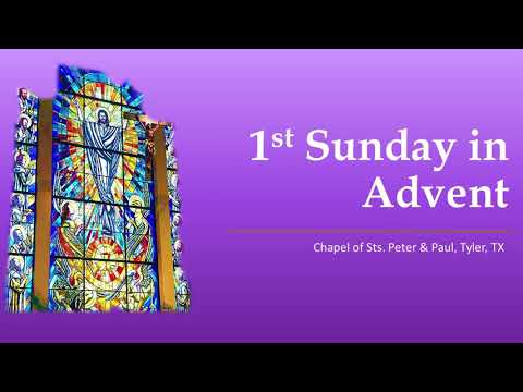 Click to Watch the Celebrate Sunday Mass - First Sunday of Advent - 11.29.20 video