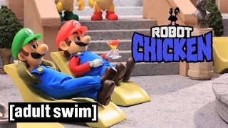 3 Classic Super Mario Moments | Robot Chicken | Adult Swim