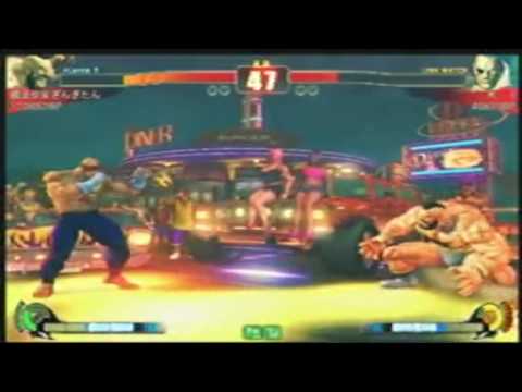 SF4:AFM (Sa), Mahoshojo Zangitan (Za) vs Masatsugu. (Bi),K I (Sa) - TRF 2on2 Tournament - 09-04-2010