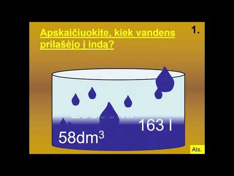 Tūris ir jo matavimo vienetai (Nr. 117)