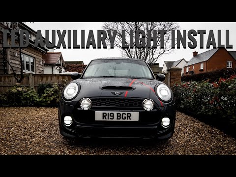 MINI F56 LED AUXILIARY LIGHTS INSTALLATION!