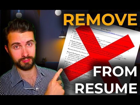 Remove THESE 5 Things from Resume | My Reaction as a Hiring Manager