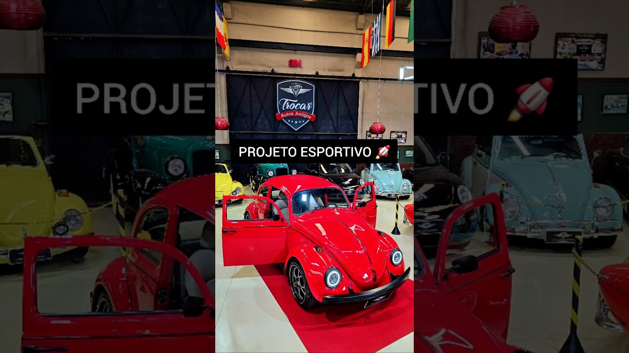 Fusca 1973 ganhou uma tapeçaria luxuosa, acessórios especiais e um interior exclusivo 🚀
