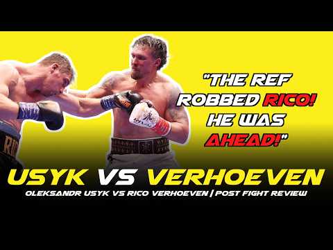 OLEKSANDR USYK VS RICO VERHOEVEN - SHOCKING ROBBERY!! EARLY STOPPAGE! POST FIGHT REVIEW (NO FOOTAGE)