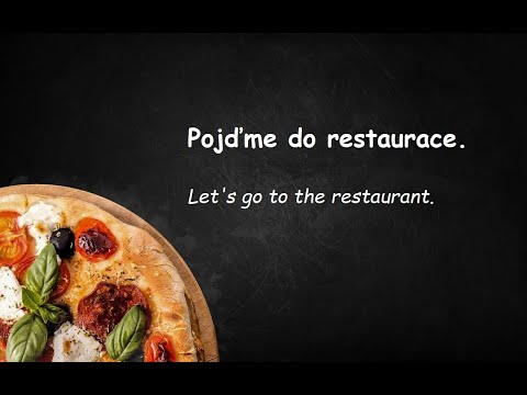 Learn 60 Czech phrases : In the restaurant / V restauraci