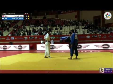 Judo 2014 Grand Slam Baku: Oates (GBR) - Pollack (ISR) [-66kg] semi-final