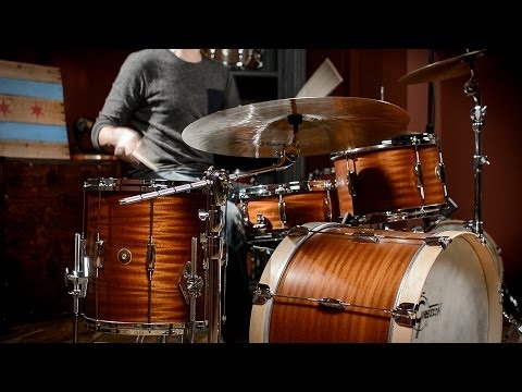 Gretsch USA Playboy Limited Edition Ribbon Mahogany | Chicago Drum Exchange Demo