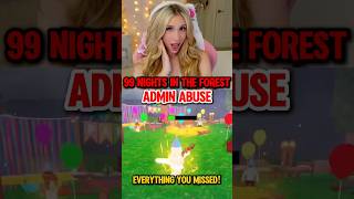 “ADMIN ABUSE” in 99 NIGHTS IN THE FOREST“METEOR” UPDATE on ROBLOX! ☄️