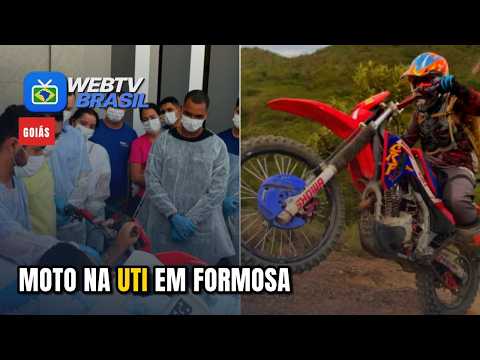 Jovem internado há 75 dias recebe visita inusitada de moto em Formosa