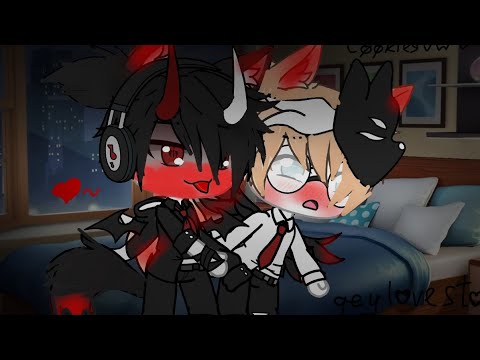🍪Сериал 'Переспим после экзаменов? ' 1/7 (Gacha life) Оригинал? Gey love story ❤🍪