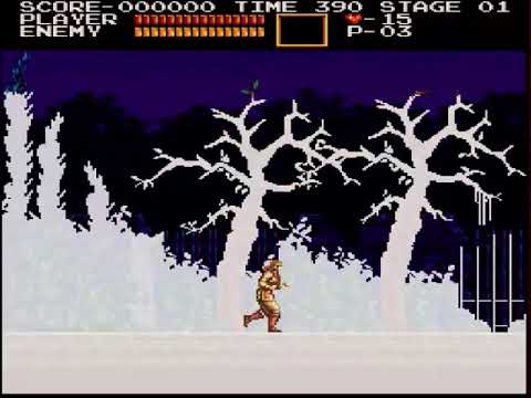 Akumajō Dracula / 悪魔城ドラキュラ SHARP X68000 (1993) gameplay clip