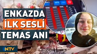 Gebze'de Çöken Binanın Enkazından Kurtarılan Dilara ile İlk Temas Anı Ortaya Çık