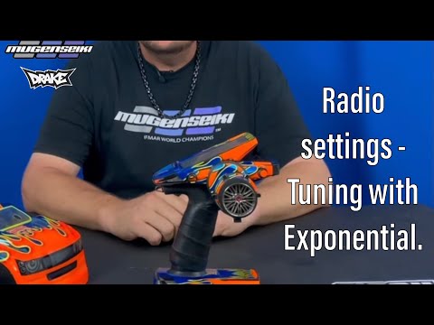 Tuning with steering and throttle exponential.