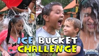 SKYLANDER BOY and GIRL take the ICE BUCKET CHALLENGE! w/ Lightcore Chase & Mom (Nominates...) ALS