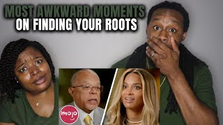 Top 20 Most Awkward Moments on Finding Your Roots | American Couple Reacts